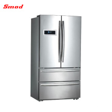 Stainless Steel Side by Side Fridge Home Refrigerator Freezer